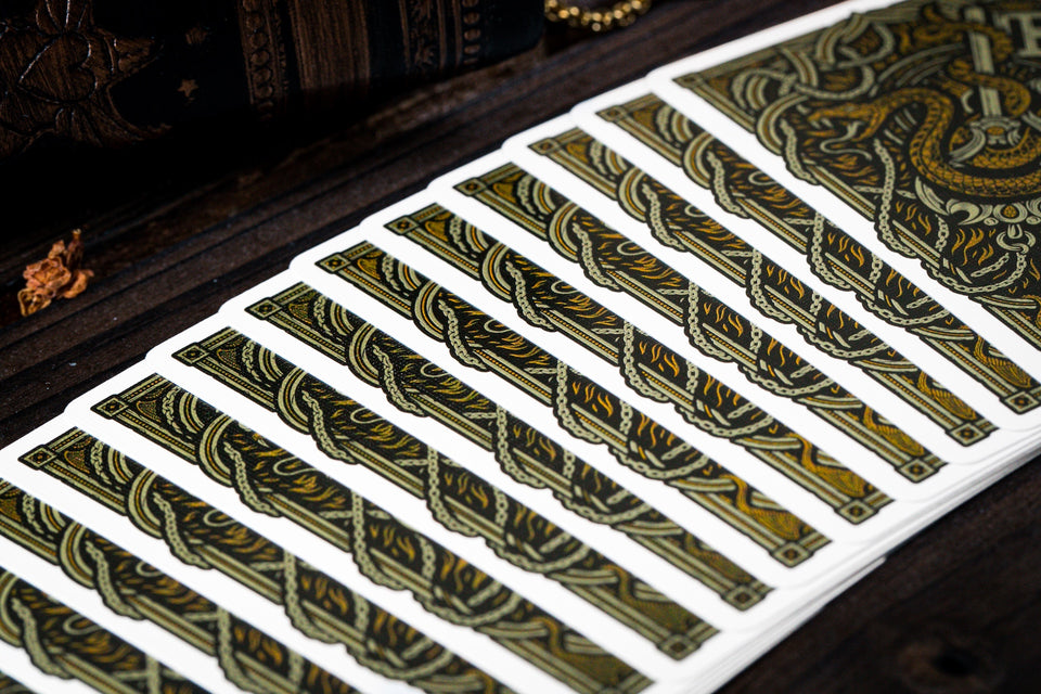 Keys of Solomon Playing Cards - Golden Grimoire Edition