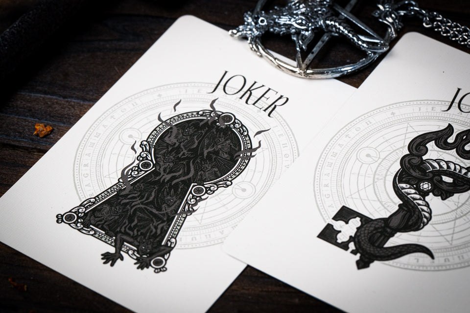 Keys of Solomon Playing Cards - Silver Spirituum Edition