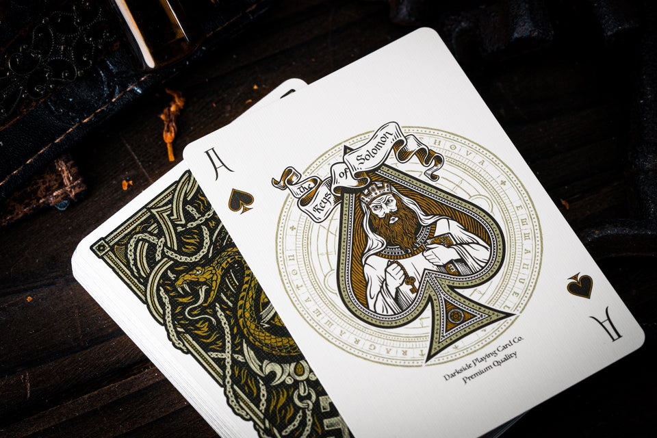 Keys of Solomon Playing Cards - Golden Grimoire Edition
