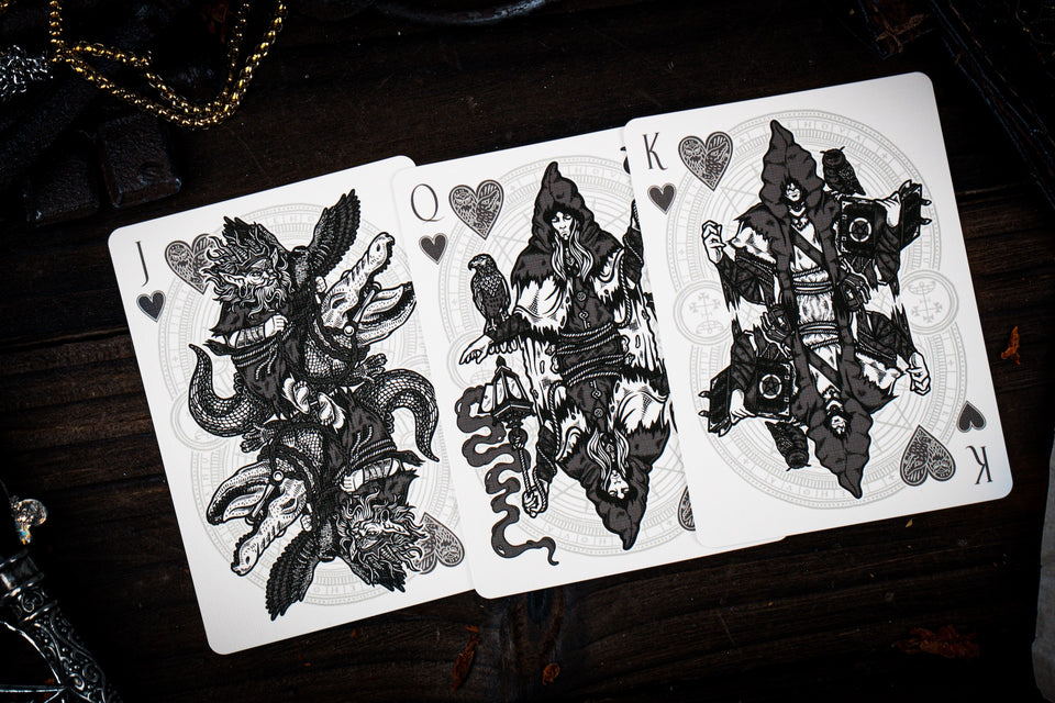 Keys of Solomon Playing Cards - Silver Spirituum Edition