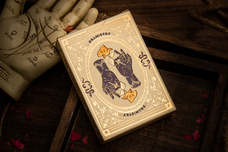 Palmistry Playing Cards - Golden Ivory Edition