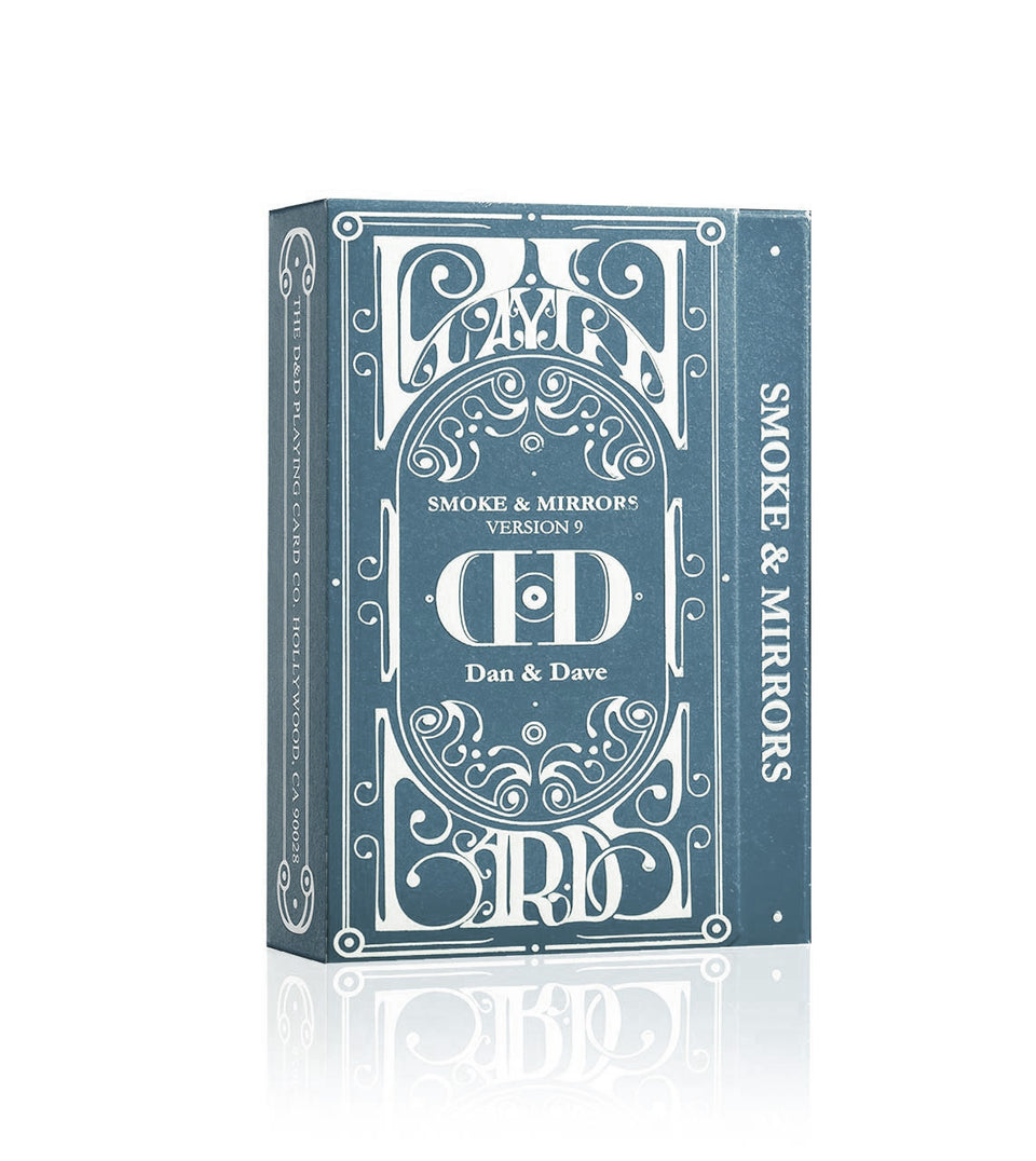 Smoke & Mirrors V9 - Blue Edition Playing Cards - Riffle Shuffle