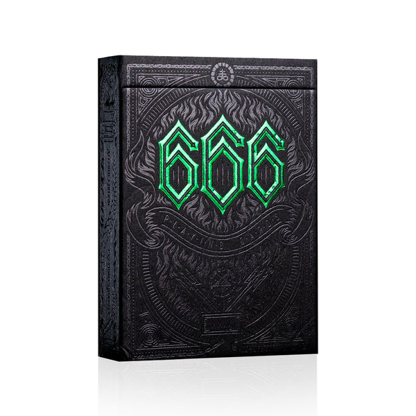 666 playing cards purple & emerald 4種セット 666 Emerald Hellfire & Purple Inferno Playing Cards by