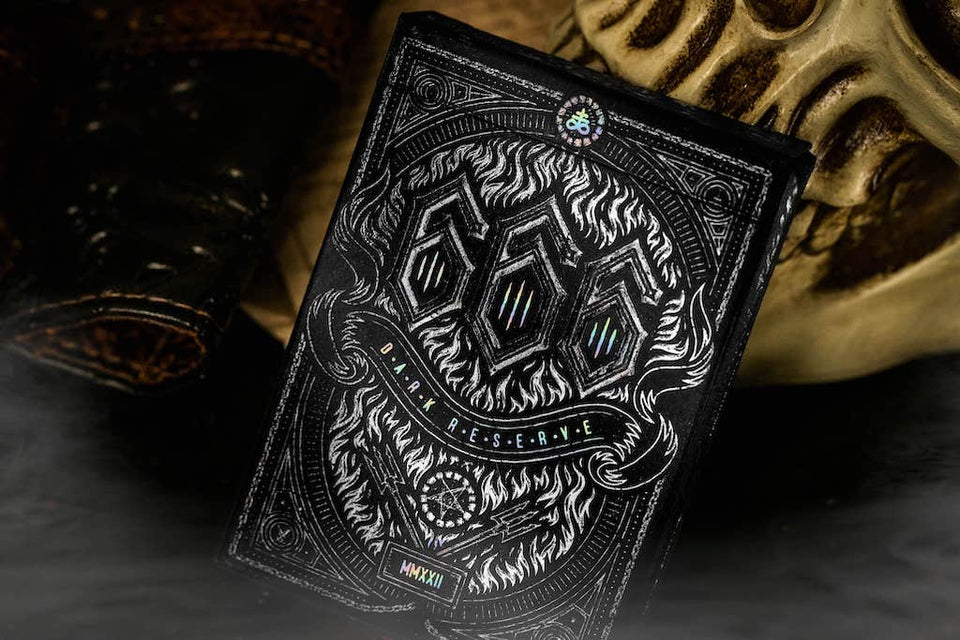 black holographic playing cards 666 Playing Cards Holo Dark Reserve
