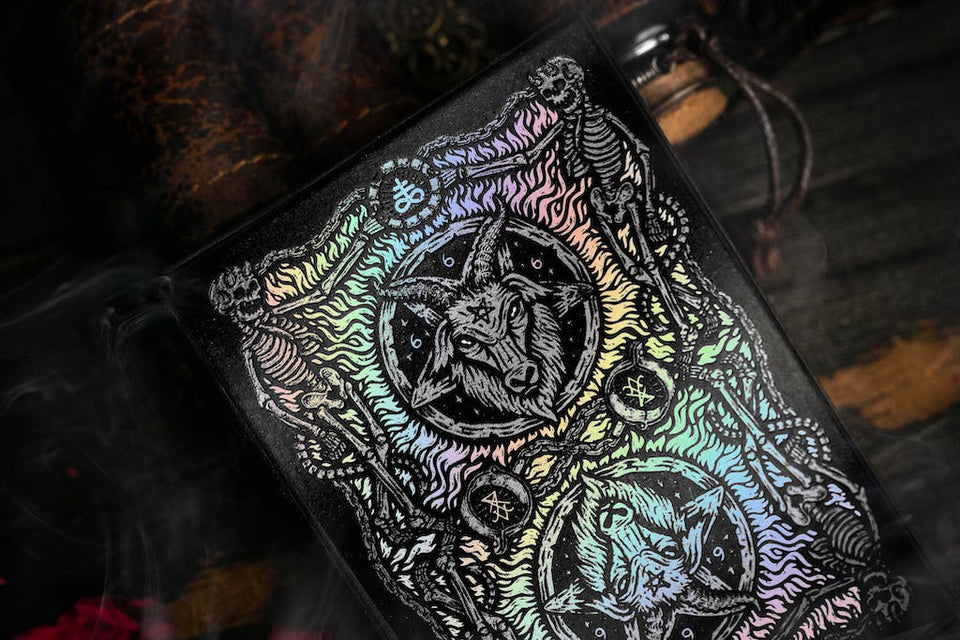 black holographic playing cards 666 Playing Cards Holo Dark Reserve