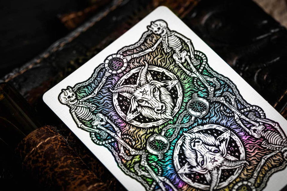 black holographic playing cards 666 Playing Cards Holo Dark Reserve