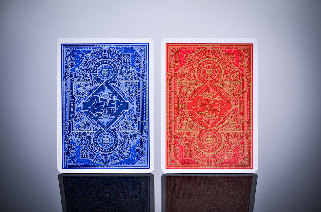 Solidarity Playing Cards Loving Red Edition - Riffle Shuffle Playing ...