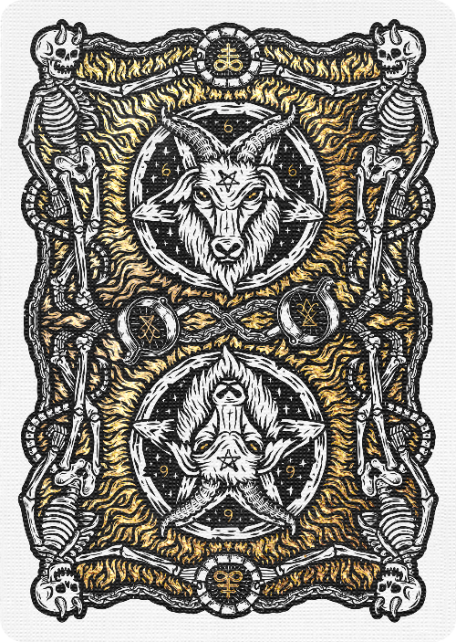 666 Playing Cards - Dark Reserve – Riffle Shuffle Playing Card Co