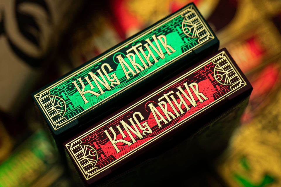 King Arthur Playing Cards - Emerald Saga Riffle Shuffle Playing Card Co King Arthur Playing Cards - Emerald Saga Riffle Shuffle Playing Card Co