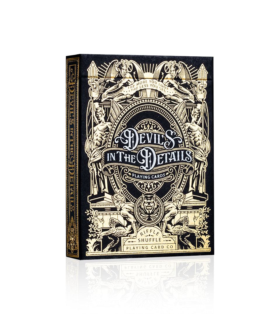 IL GIOCO DEI PERSONAGGI カードゲーム Devil's in the Details Glamorous Gold Playing Cards – Riffle